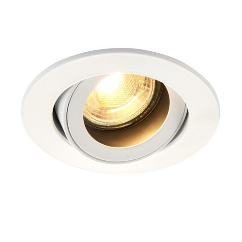 Cast Baffle Tilt Matt White GU10 Cast Baffle Tilt Matt White GU10