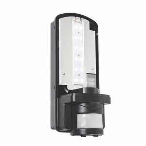 Saxby Motion LED PIR 1lt wall IP44 6W daylight white - frosted pc