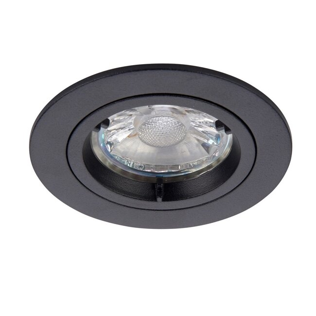 Cast Fixed 50W Recessed - Matt Black