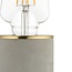 Lara grey concrete table lamp