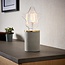 Lara grey concrete table lamp