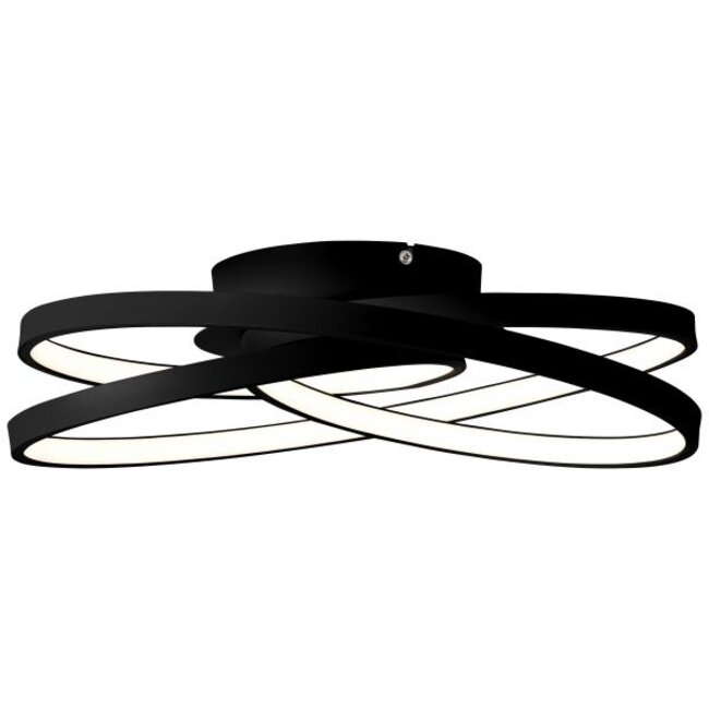 Brilliant Labyrinth Ceiling Lighting LED Matt Black