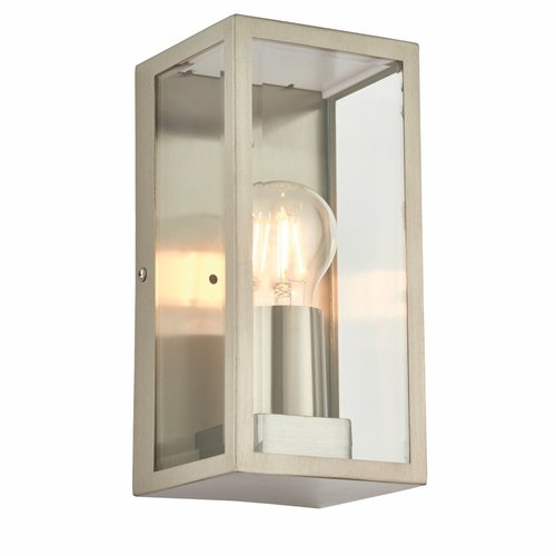 Saxby Breton wall Stainless Steel IP44 28W - brushed stainless steel Saxby Breton wall Stainless Steel IP44 28W - brushed stainless steel