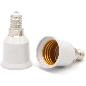International Lamps E14/SES to E27/ES White Adaptor