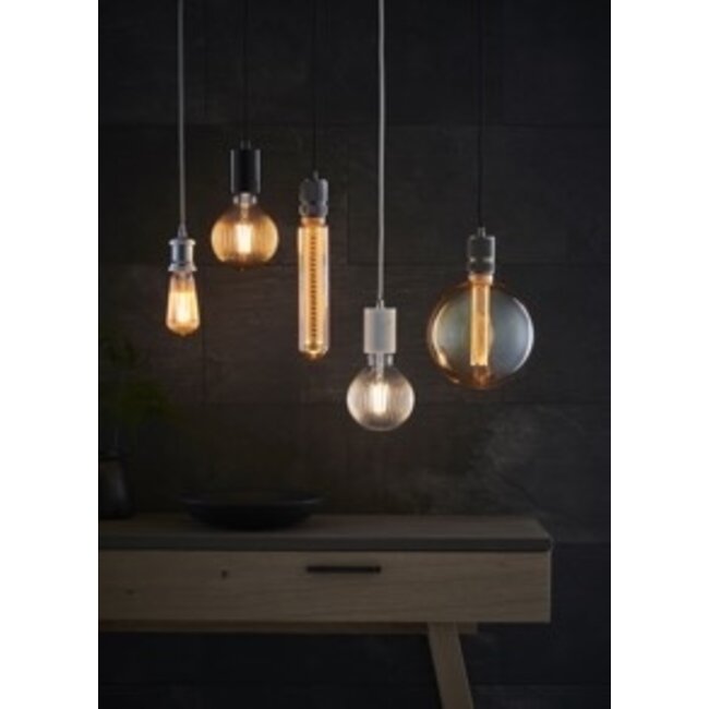 Ribb E27 LED filament 125mm dia - Factory Second