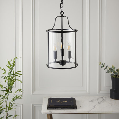 Homebase Chester 3lt Pendant Black Homebase Chester 3lt Pendant Black