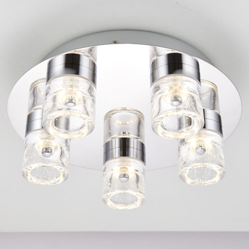 Imperial 5lt flush IP44 4W warm white - chrome plate - Factory Second Imperial 5lt flush IP44 4W warm white - chrome plate - Factory Second