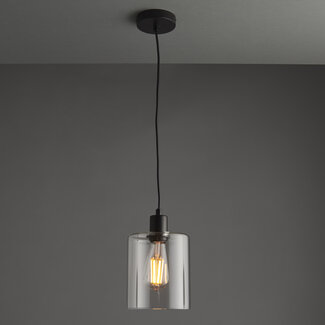 Toledo 1lt Pendant - Black - Factory Second