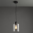 Toledo 1lt Pendant - Black - Factory Second