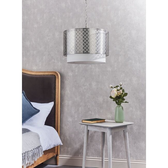 Gilli 3lt pendant - Satin nickel
