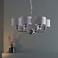 Highclere 6lt Multi Arm Pendant Brushed Chrome