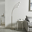 Jaspa 3lt floor 5W SW warm white - satin nickel plate - Factory Second