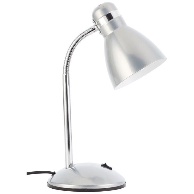 Brilliant Allison TL1  E27  wo bulb table lamp silver