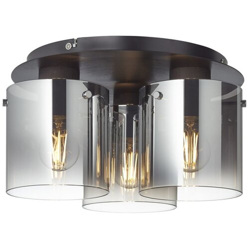 Brilliant Beth 3 Light Flush E27 Smoke / Coffee Brilliant Beth 3 Light Flush E27 Smoke / Coffee