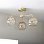 Dimple 3lt semi flush 25W - brushed brass - Factory Second