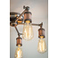 Hal 5lt semi flush 40W - aged pewter - Factory Second