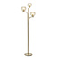 Dimple 3lt floor 25W SW - brushed brass - Factory Second