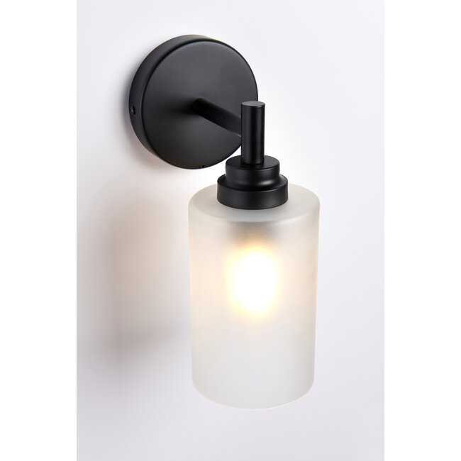Fryer Bathroom Wall Light Black
