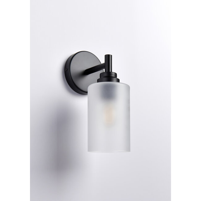 Fryer Bathroom Wall Light Black