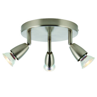 Amalfi 3LT Round 50w Spot -Satin Nickel