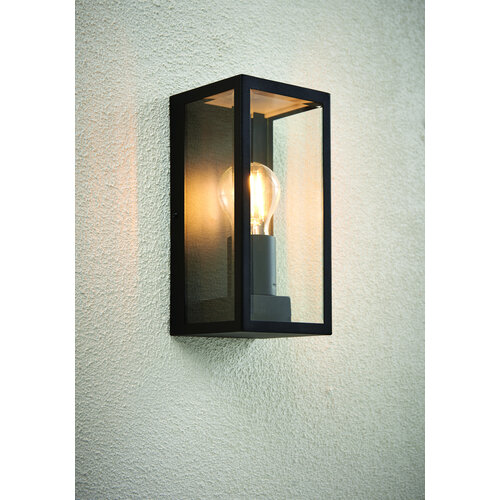Breton Black Wall Light IP44 28W - Matt Black Breton Black Wall Light IP44 28W - Matt Black