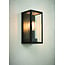 Breton Black Wall Light IP44 28W - Matt Black