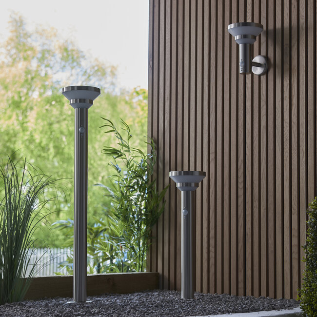 Halton bollard photocell & PIR - Br aluminium - Factory Second