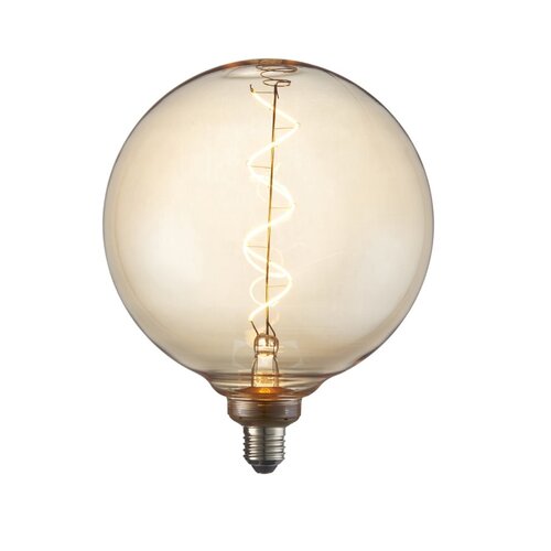 Spiral E27 LED Lamp 200mm Amber Spiral E27 LED Lamp 200mm Amber