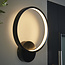 Halo wall IP44 6.5W  - textured black