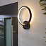 Halo wall IP44 6.5W  - textured black