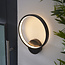 Halo wall IP44 6.5W  - textured black