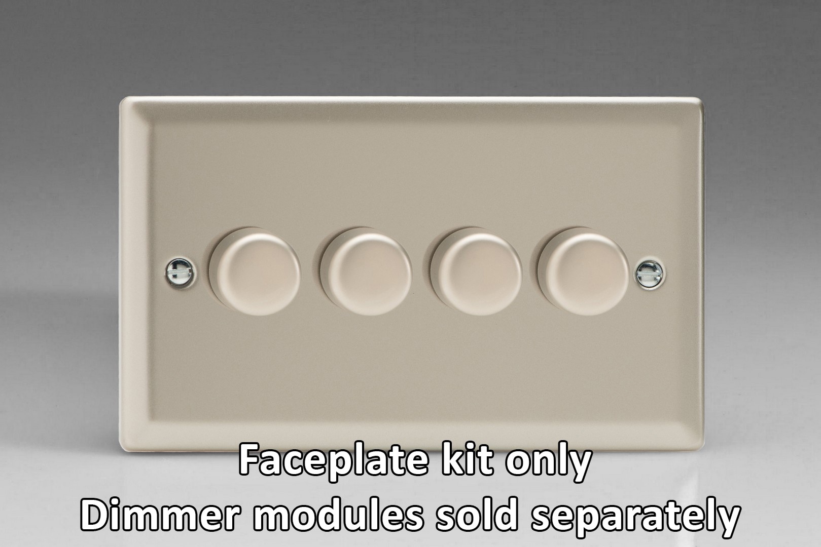 Varilight Classic 4-Gang Matrix Kit For Rotary Dimmers (Twin Plate ...