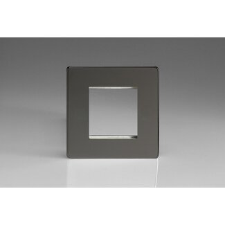 Varilight Screwless DataGrid Plate (2 Grid Spaces)  Iridium