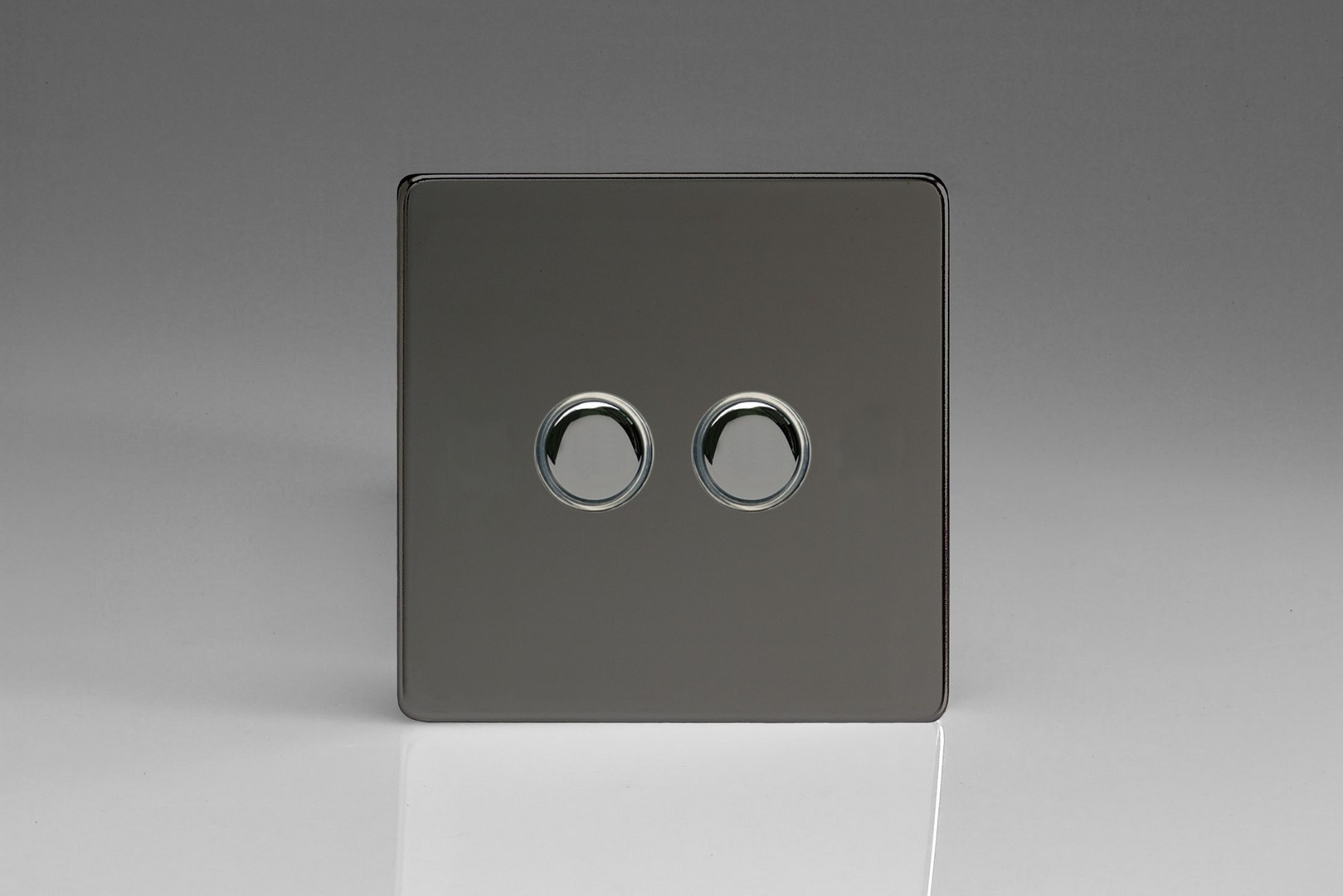Varilight Screwless 2-Gang 6A 1- or 2-Way Push-On/Off Impulse Switch ...