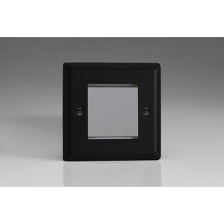 Varilight Urban/Vogue DataGrid Plate (2 Grid Spaces)  Matt Black