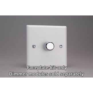 Varilight Urban 1-Gang Matrix Kit For Rotary Dimmers Matrix Chalk White Matrix