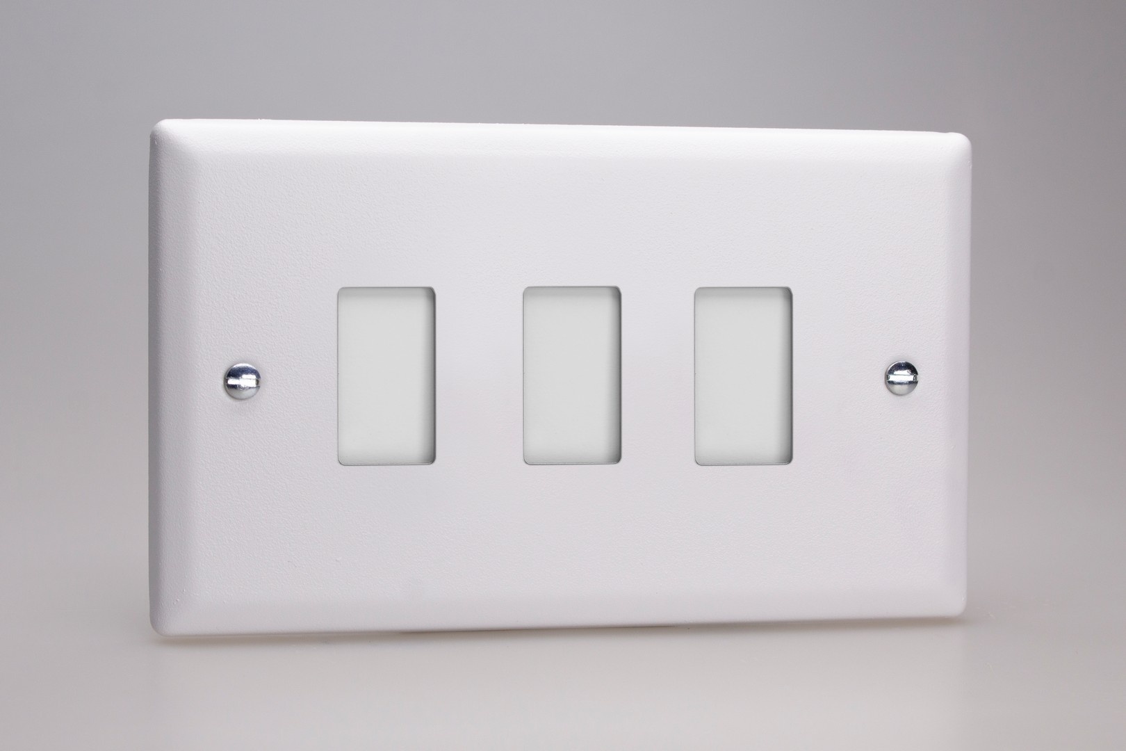 Varilight Urban 3-Gang PowerGrid Plate including Yoke (Twin Plate ...