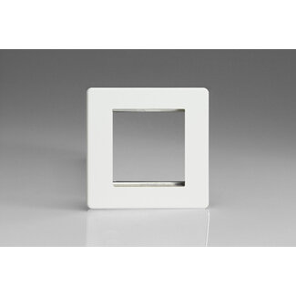 Varilight Screwless DataGrid Plate (2 Grid Spaces)  Premium White