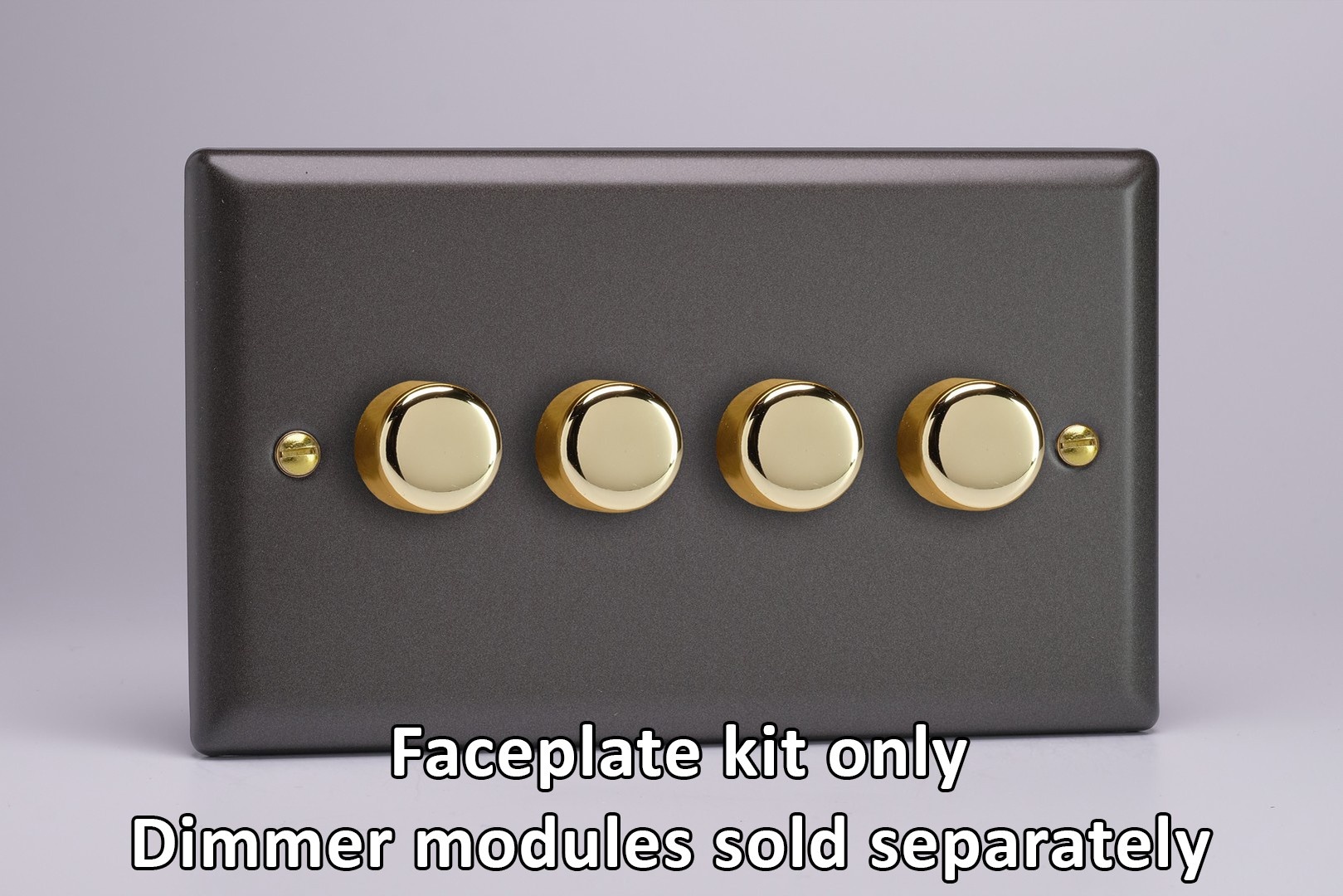 Varilight Vogue 4-Gang Matrix Kit For Rotary Dimmers (Twin Plate ...