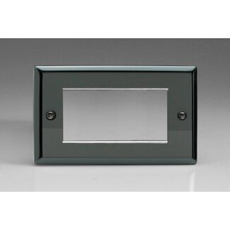 Varilight Classic DataGrid Twin Plate (4 Grid Spaces)  Iridium