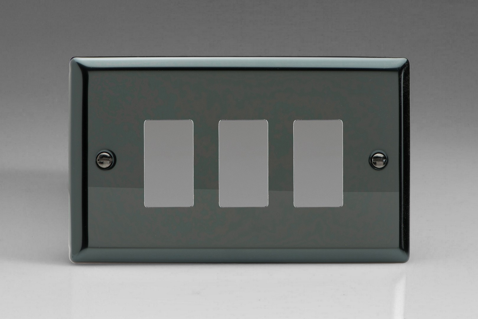 Varilight Classic 3-Gang PowerGrid Plate including Yoke (Twin Plate ...
