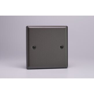 Varilight Classic Single Blank Plate  Graphite 21