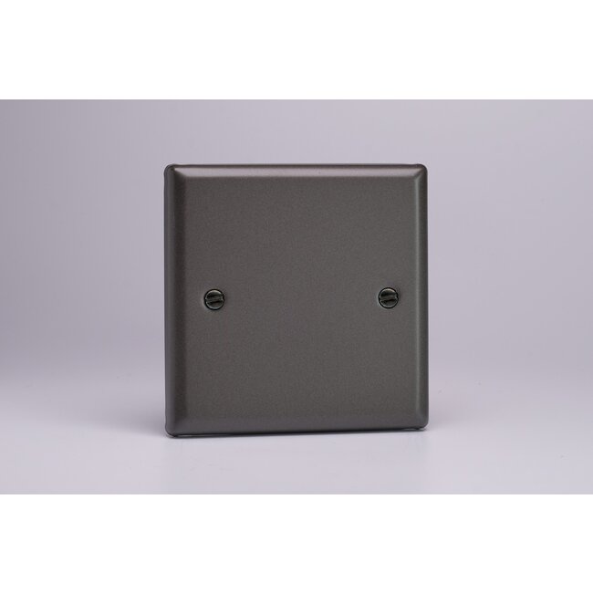 Varilight Classic Single Blank Plate  Graphite 21