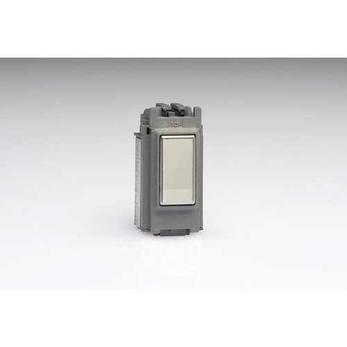 Varilight PowerGrid Module 1-Way Tactile Touch Only Control Master LED Dimmer 1 x 0-100W (1-10 LEDs) (1 Grid Space) V-Pro Multi-Point Touch Chrome Chrome Insert Varilight PowerGrid Module 1-Way Tactile Touch Only Control Master LED Dimmer 1 x 0-100W (1-10 LEDs) (1 Grid Space) V-Pro Multi-Point Touch Chrome Chrome Insert