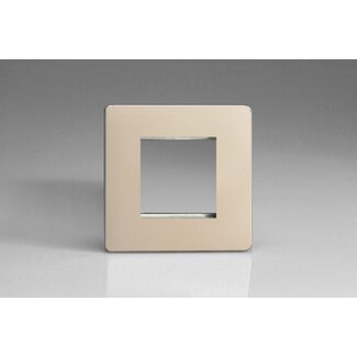 Varilight Screwless DataGrid Plate (2 Grid Spaces)  Satin