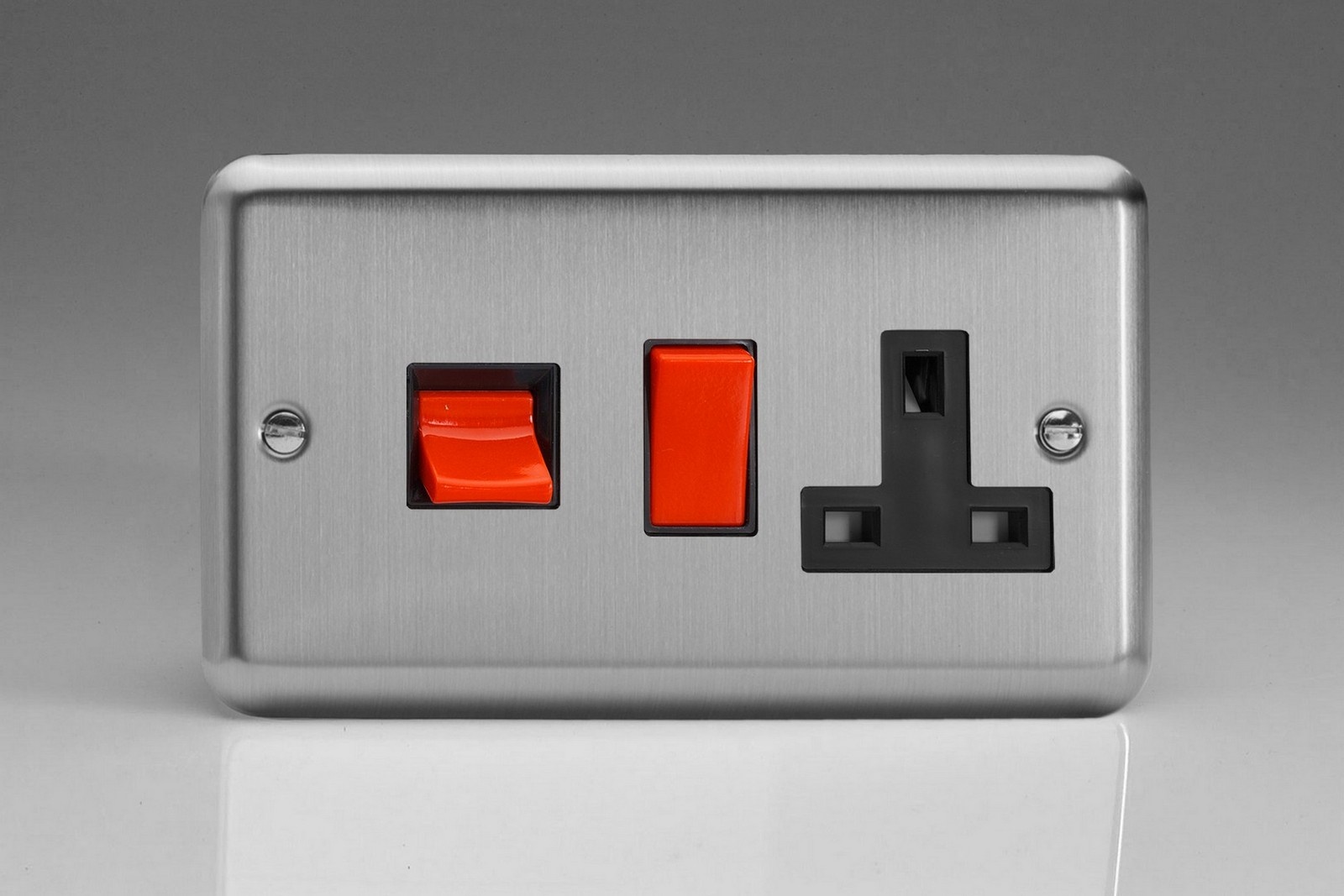 Varilight Classic 45A Cooker Panel with 13A Double Pole Switched Socket ...