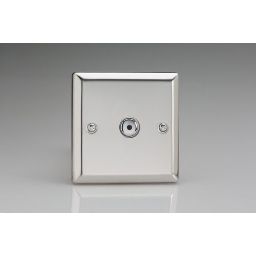 Varilight Classic 1-Gang 1-Way Remote/Touch Control Master LED Dimmer 1 x 0-100W (1-10 LEDs) V-Pro IR Mirror Chrome Chrome Button Varilight Classic 1-Gang 1-Way Remote/Touch Control Master LED Dimmer 1 x 0-100W (1-10 LEDs) V-Pro IR Mirror Chrome Chrome Button