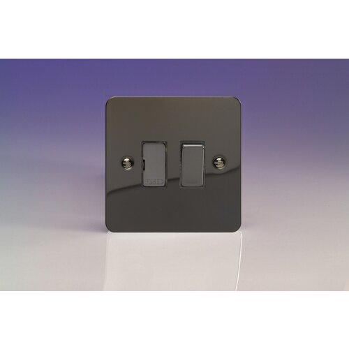 Varilight Ultraflat 13A Switched Fused Spur with Metal Inserts Decorative Iridium Iridium Inserts Varilight Ultraflat 13A Switched Fused Spur with Metal Inserts Decorative Iridium Iridium Inserts
