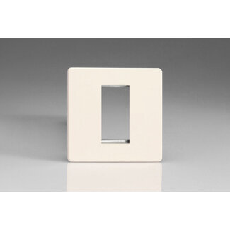 Varilight Screwless DataGrid Plate (1 Grid Space)   Primed