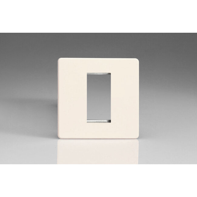 Varilight Screwless DataGrid Plate (1 Grid Space)   Primed